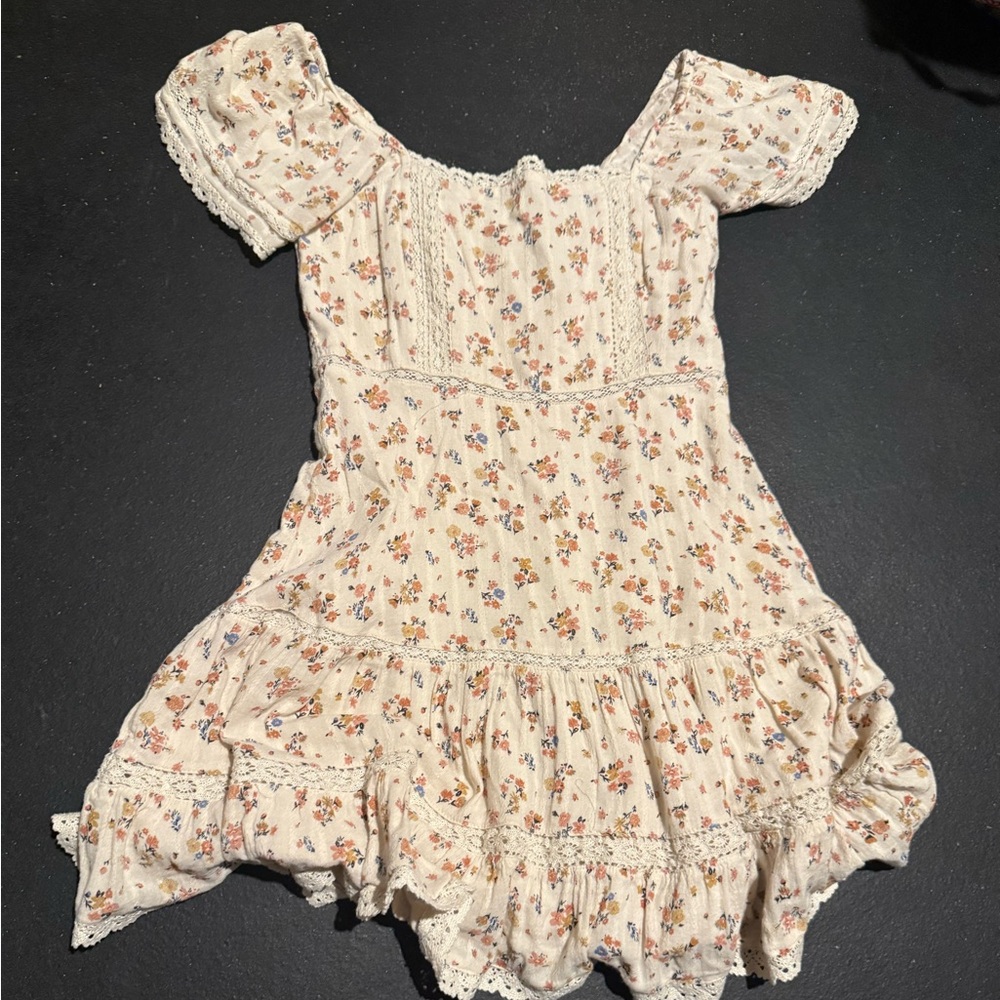 American Eagle Outfitters off the shoulder floral dress